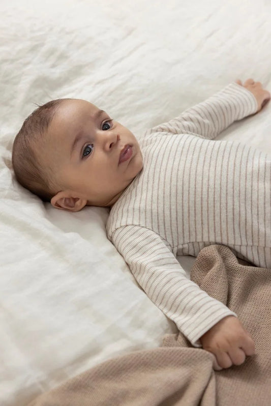 Feetje Geripptes Longsleeve 'The Magic is in You'