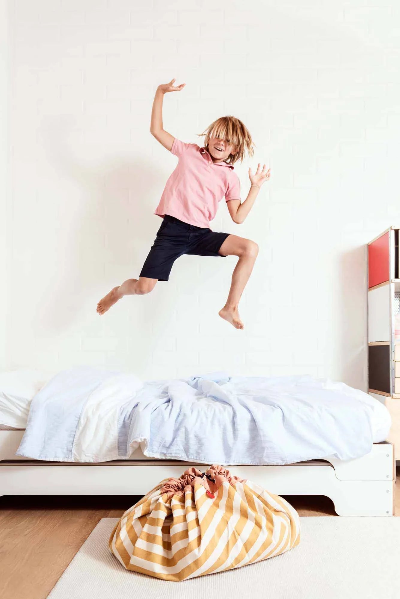 Play & Go Spielzeugsack gestreift
