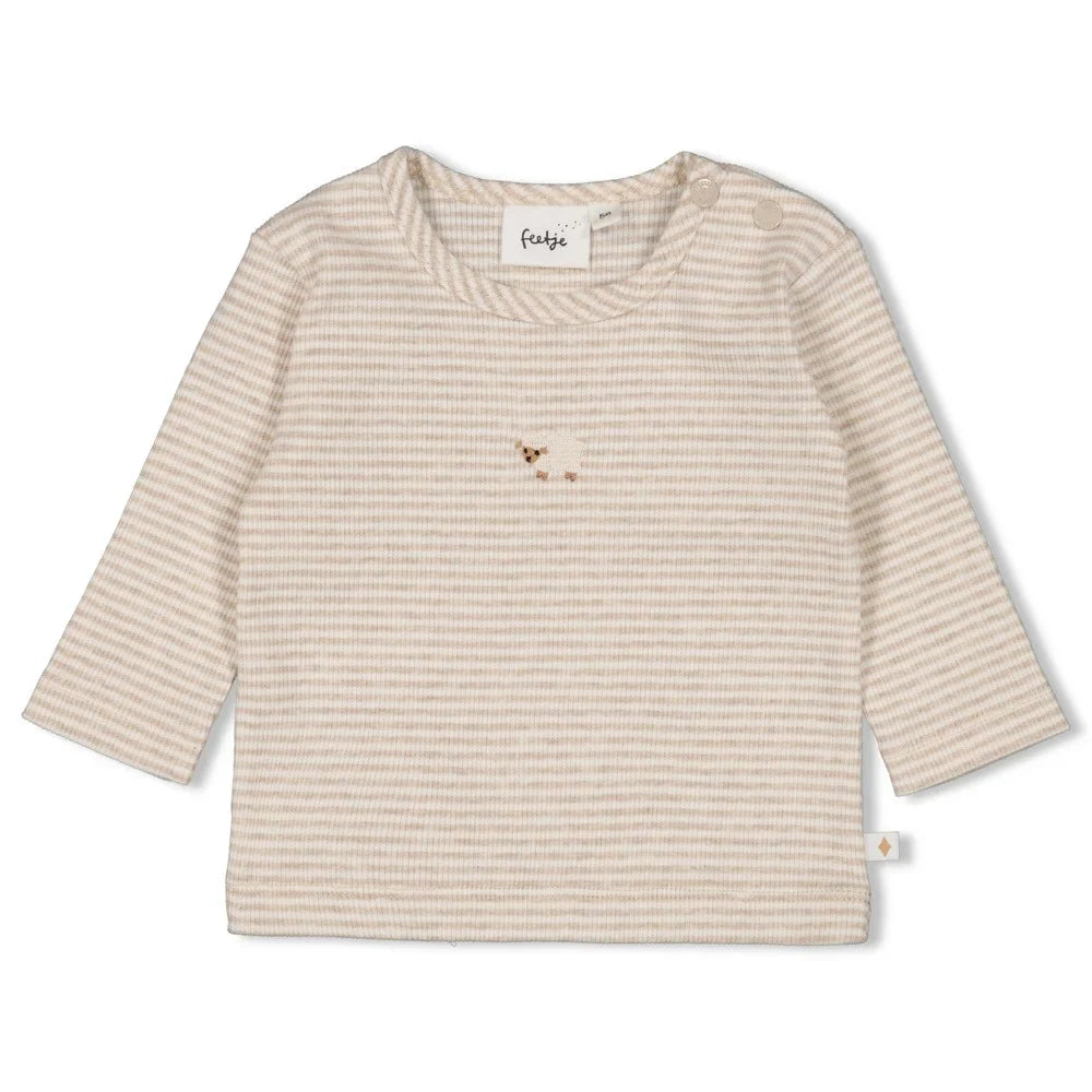 Feetje Geripptes Langarmshirt Ringel - Sleepy Sheepy