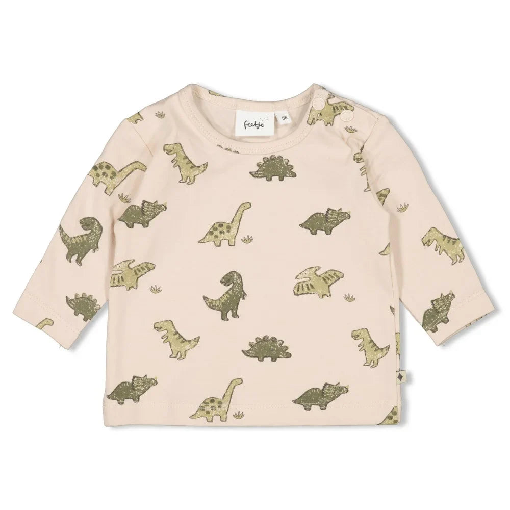 Feetje Langarmshirt - Rawrsome Alloverprint