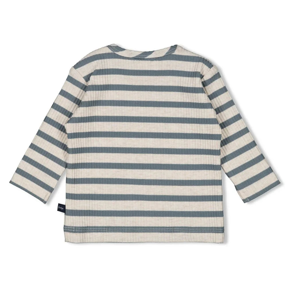 Feetje Geripptes Langarmshirt Ringel "Let's Go"