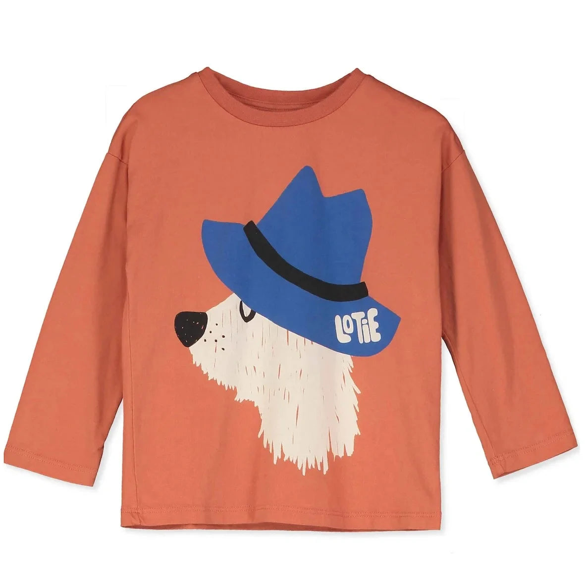 Lötiekids Langarmshirt Chill Dog Clay