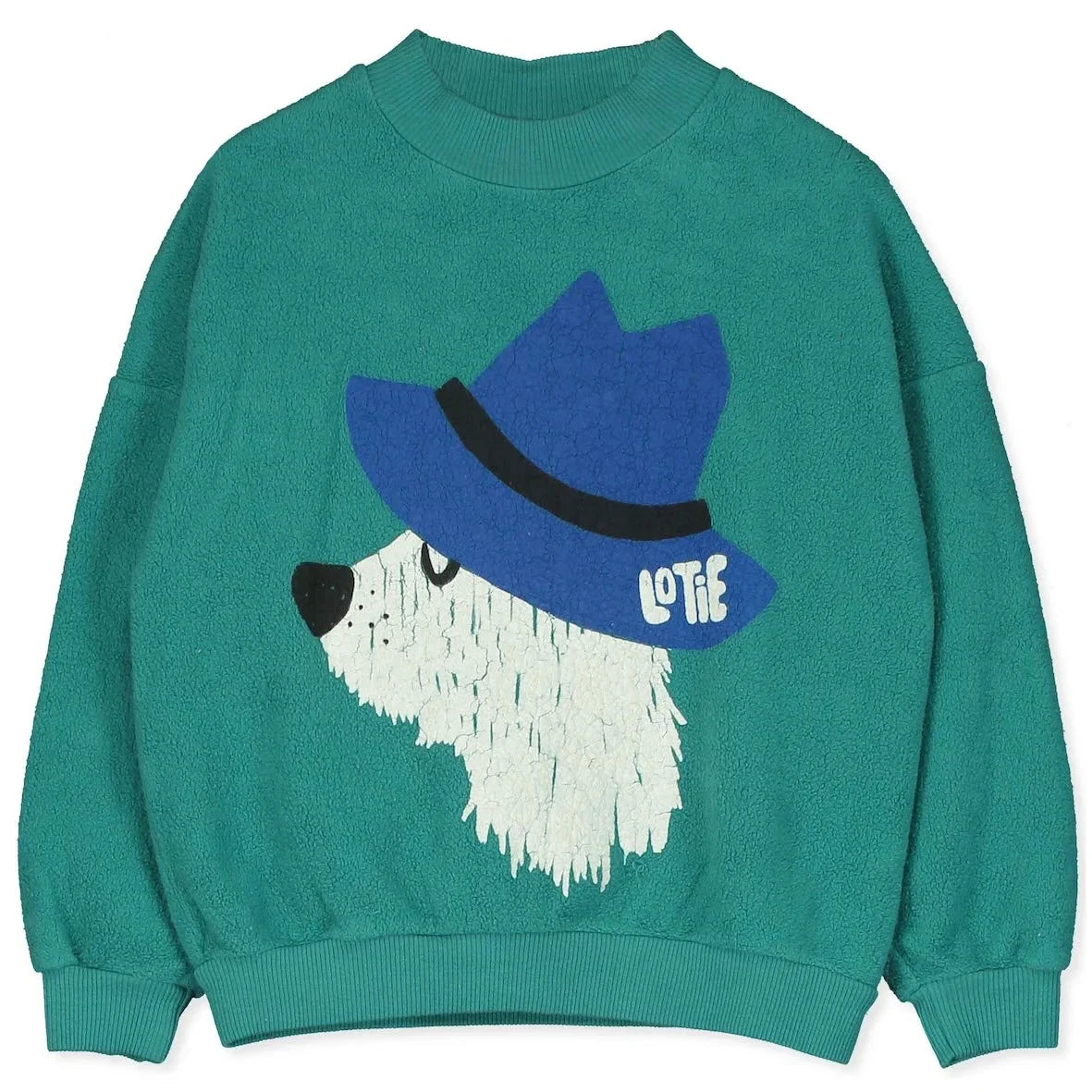 Lötiekids Teddy Sweatshirt Chill Dog Grün