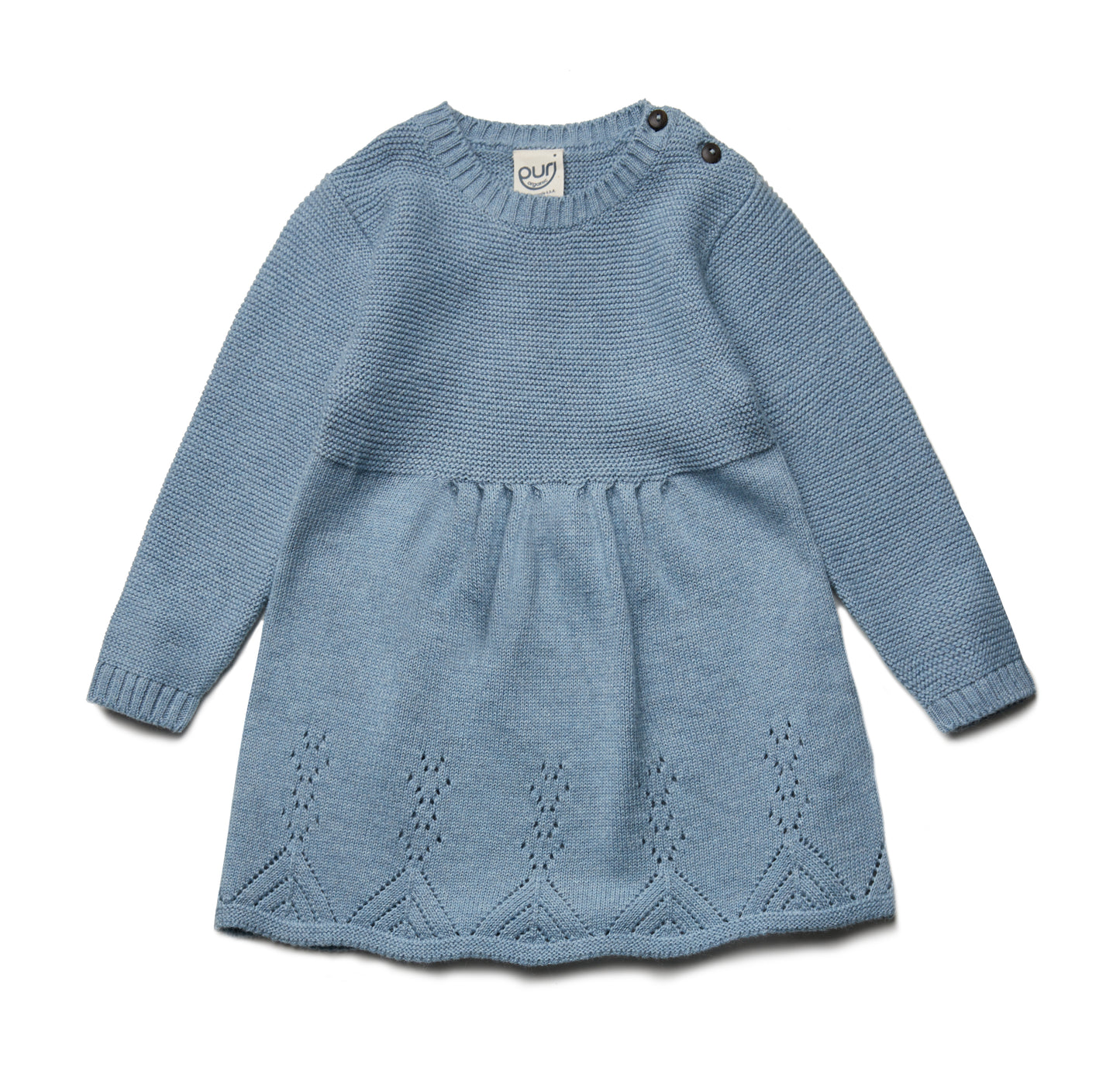 Puri Kleid Ajour mit Schurwolle
