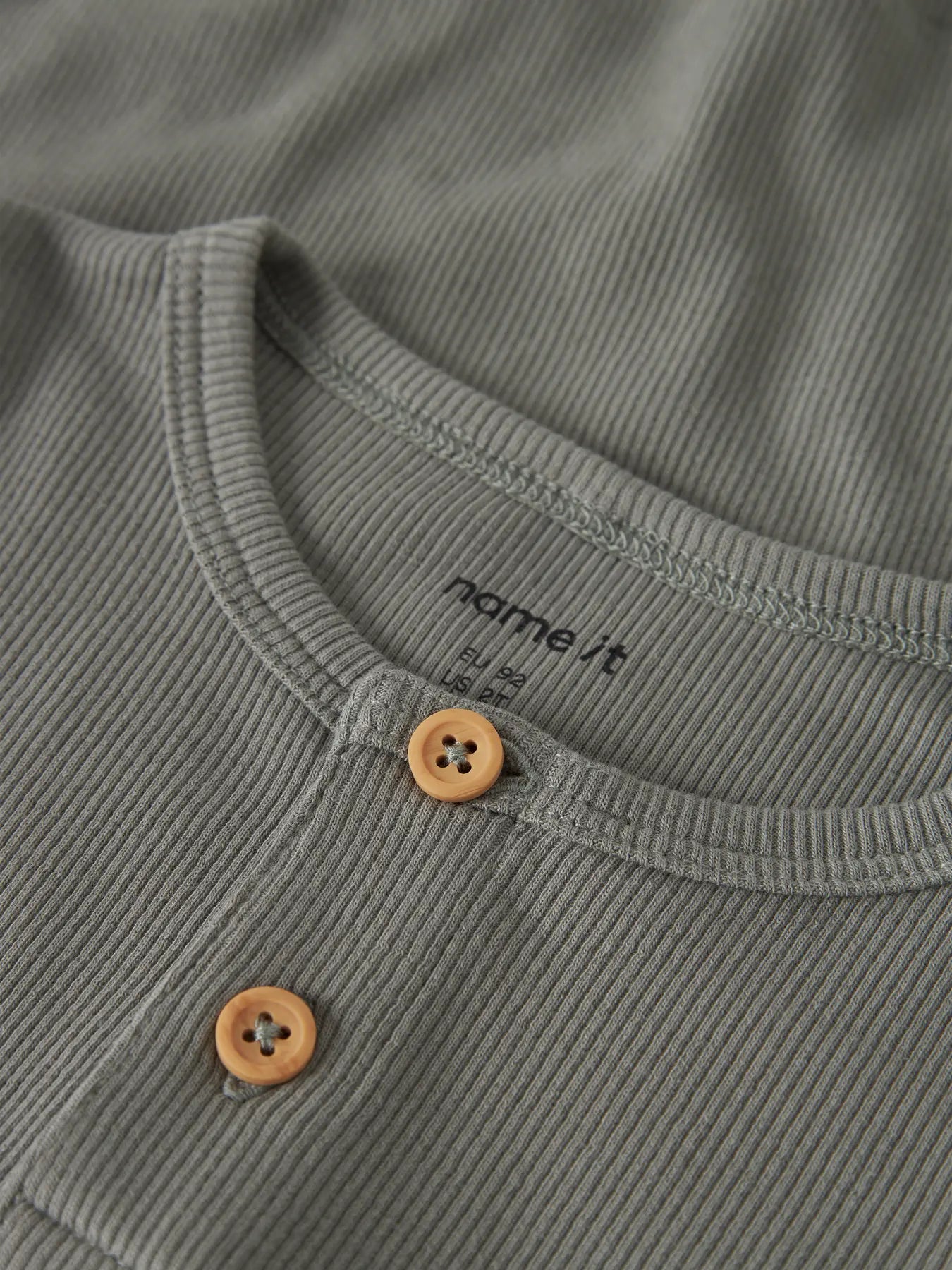 Name it Langarmshirt Basic gerippt