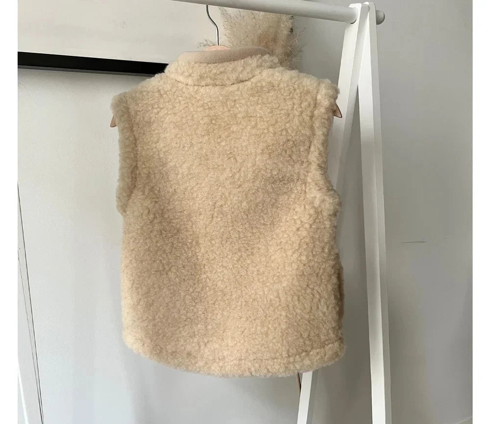 Alwero Weste aus Wolle "WALKES" Junior, BEIGE