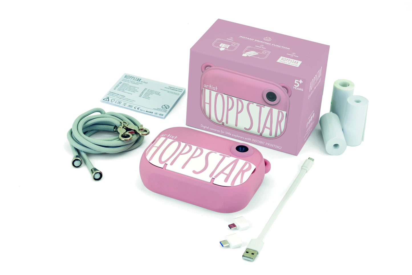 Hoppstar Digitalkamera Artist für Kinder ab 5 Jahre mit Sofort-Druck-Funktion in Blush