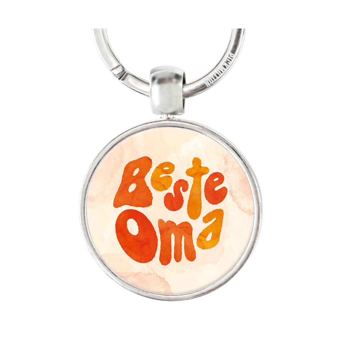 Pickmotion Schlüsselanhänger 'Beste Oma orange'