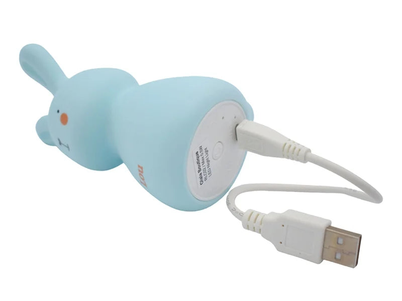 Olala® Nachtlicht LED Micro-USB - Häschen / Blau