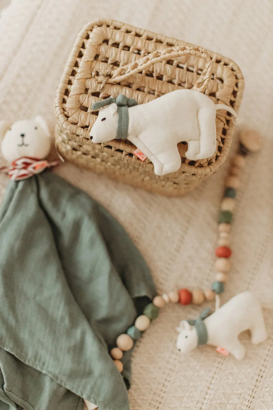 Kikadu Greifling Eisbär GOTS