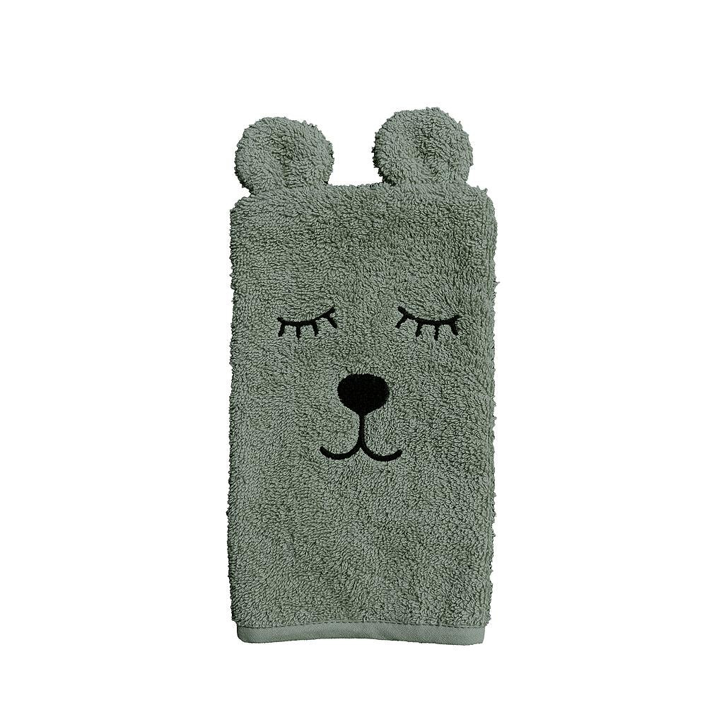 Kikadu Waschlappen Eisbär GOTS