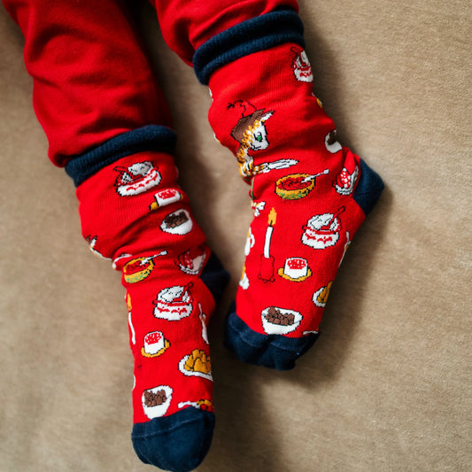 Geggamoja Socken Weihnachten 2er-Pack Pettersson und Findus