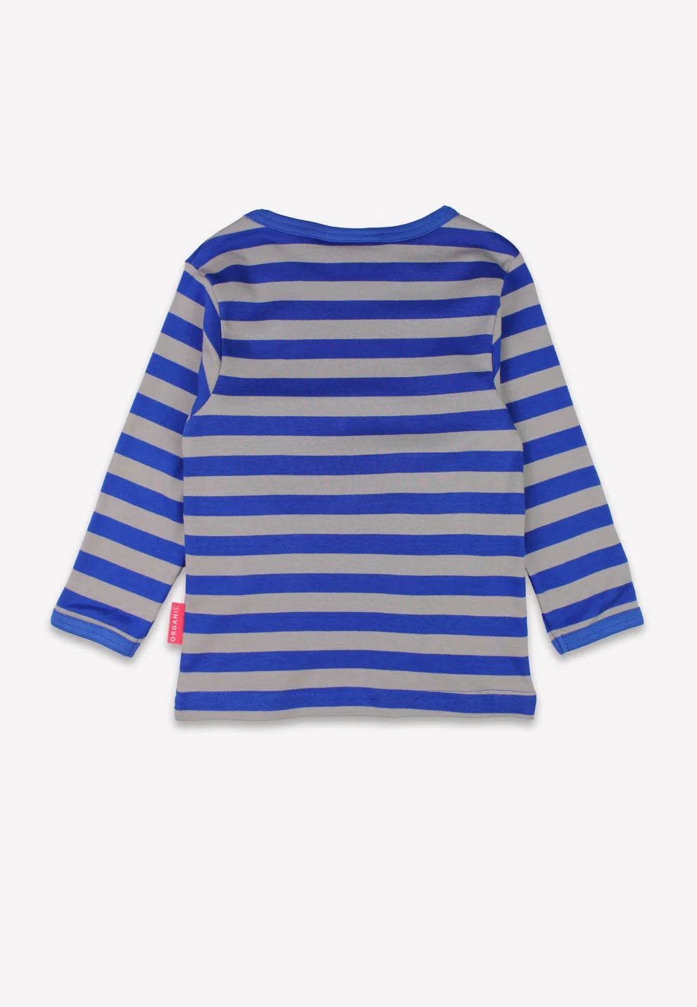 Toby Tiger Langarmshirt gestreift mit Feuerwehr-Applikation GOTS