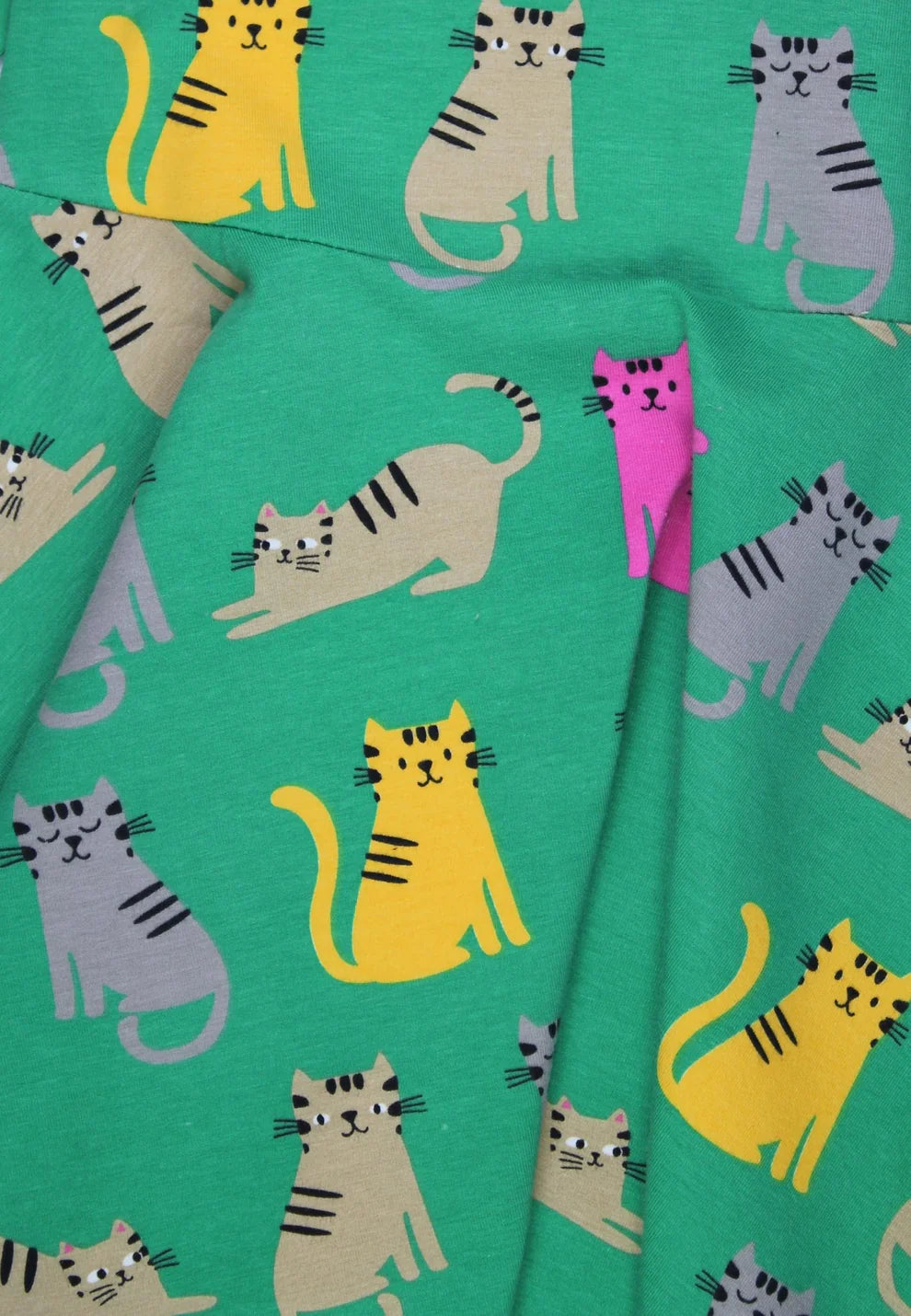 Toby Tiger Skaterkleid mit Kätzchenprint GOTS