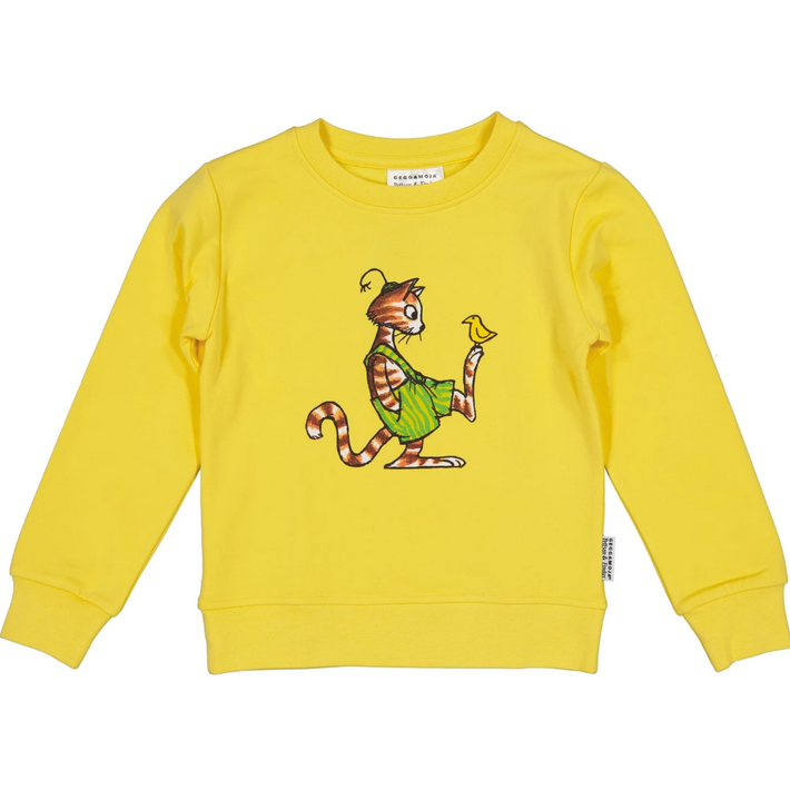 Geggamoja Sweatshirt Pettersson und Findus Gelb