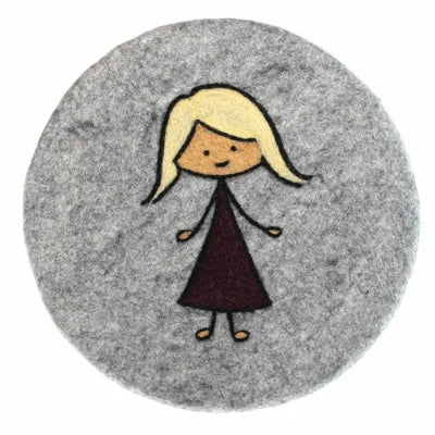 Sitzkissen 'Family' Mama aus Filz von Frida Feeling