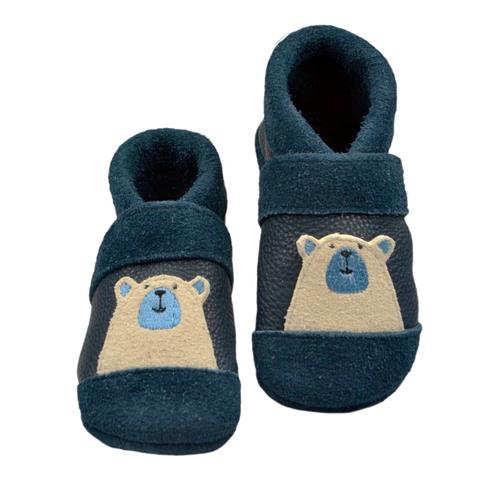 Pantolinos Lederschuhe mit Eisbär