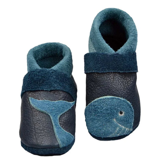Lederschuhe großer Wal von Pantolinos