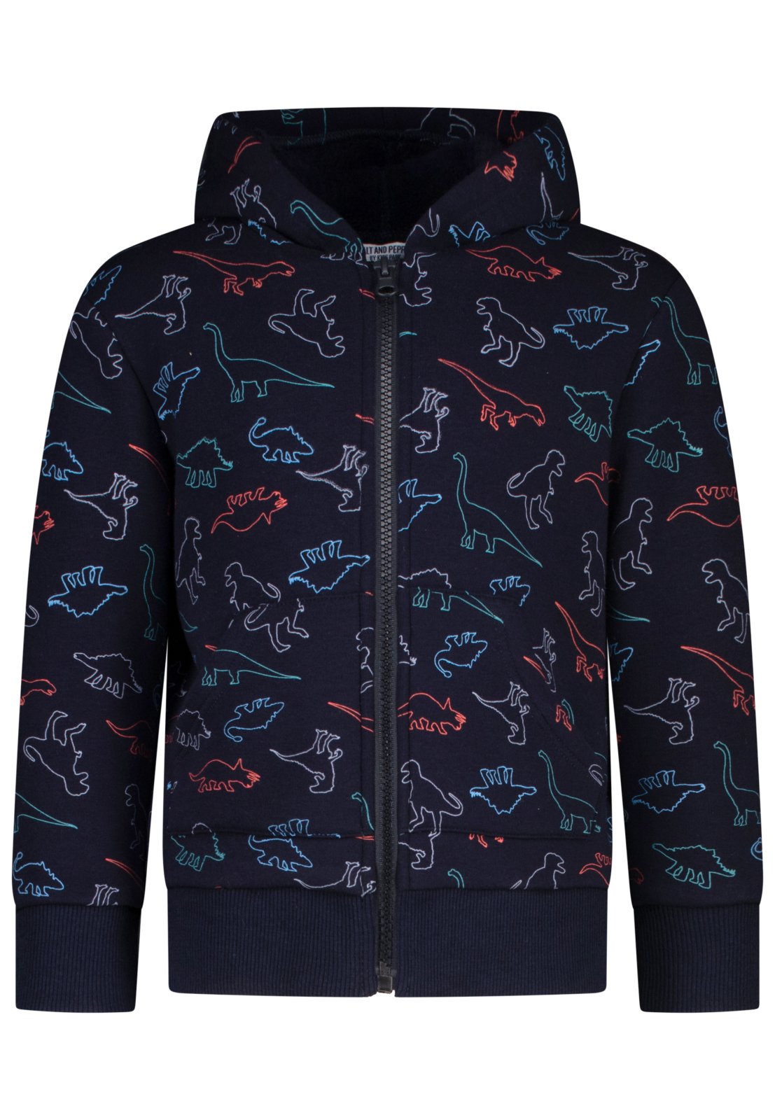 Salt and Pepper Thermojacke Dinosaurier