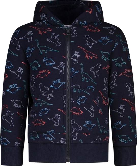 Salt and Pepper Thermojacke Dinosaurier