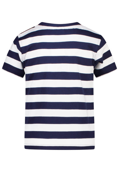 Salt and Pepper T-Shirt mit Feuerwehr-Applikation