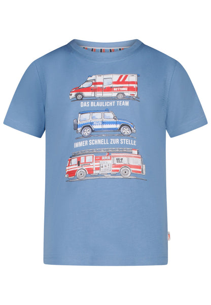 Salt and Pepper T-Shirt mit Einsatzfahrzeugen