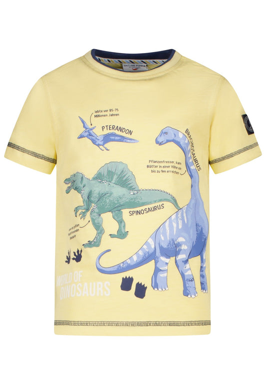 Salt and Pepper T-Shirt mit Dinosaurierprint