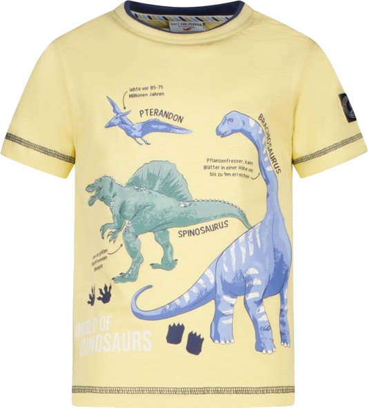 Salt and Pepper T-Shirt mit Dinosaurierprint