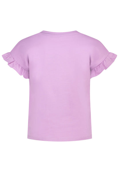 Salt and pepper T-Shirt mit Einhorn Stickerei und Pailletten