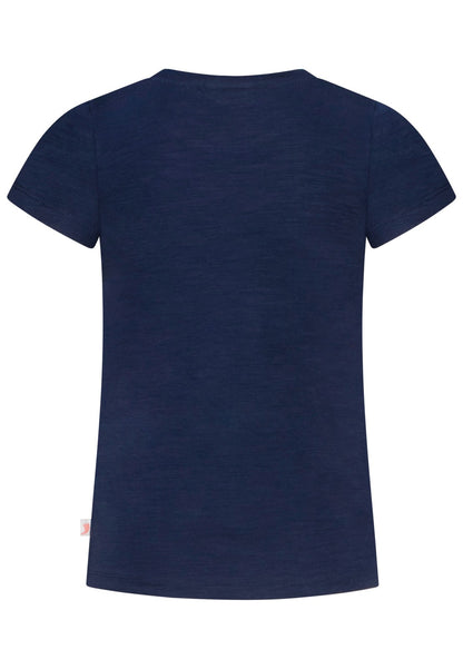 Salt and Pepper T-Shirt mit glitzerndem Eisprint