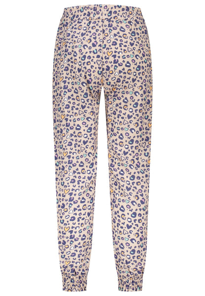 Salt and Pepper Hose mit Leoprint aus Viskose