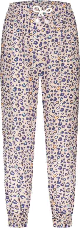 Salt and Pepper Hose mit Leoprint aus Viskose