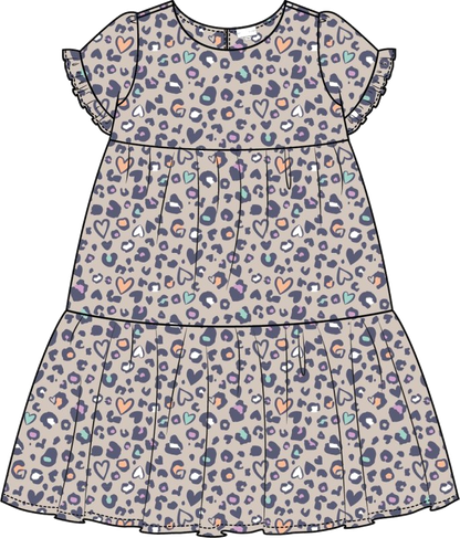 Salt and Pepper Sommerkleid mit Leo-Print