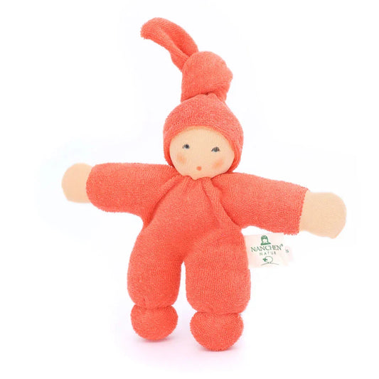 Nanchen Puppe Pimpel in Orangerot