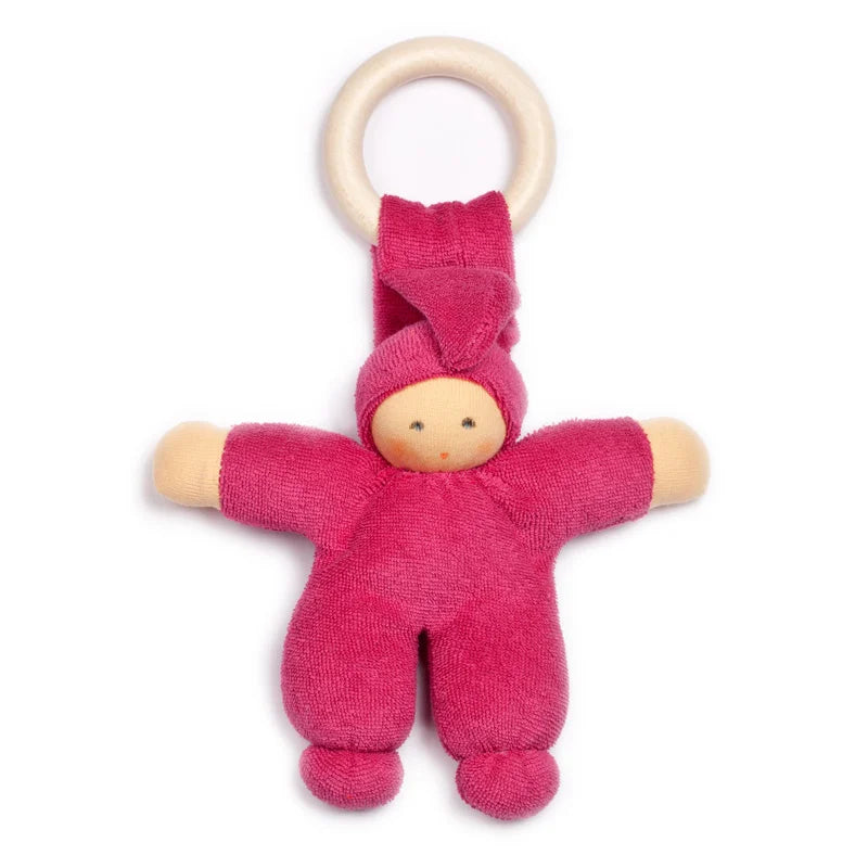 Nanchen Puppe Pimpel mit Ring in Beere