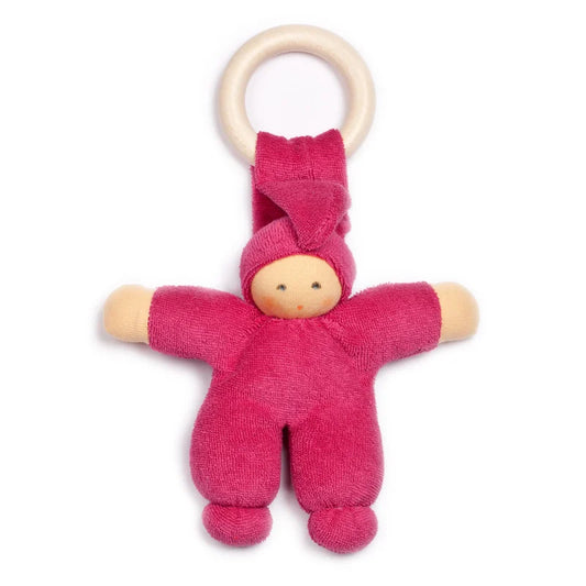Nanchen Puppe Pimpel mit Ring in Beere