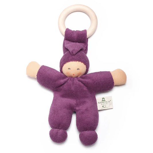 Nanchen Puppe Pimpel mit Ring in Lila