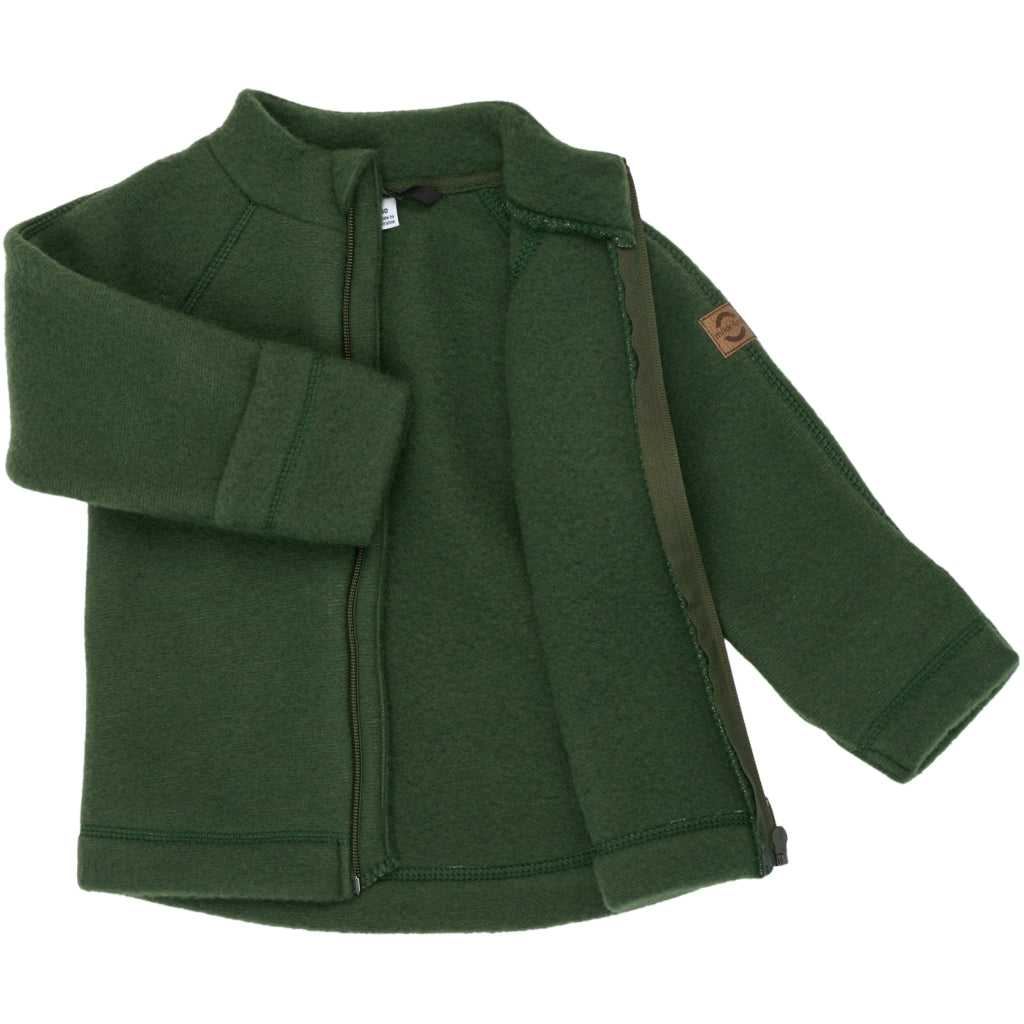 Mikk-Line Jacke aus Merinowolle, Kombu Green