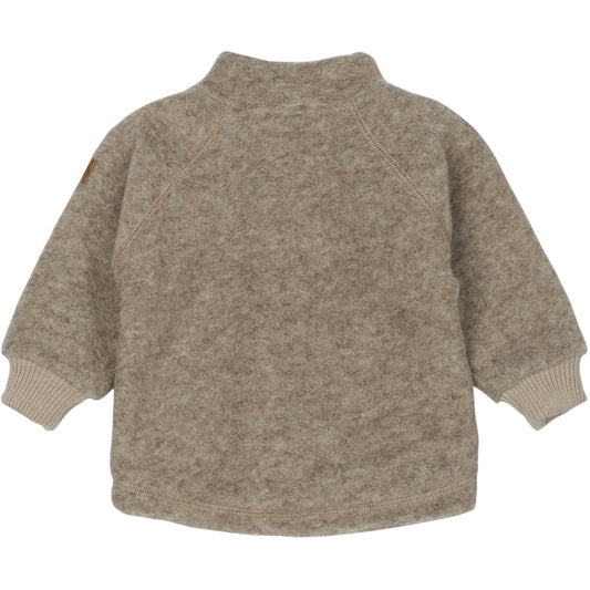 Mikk-Line Wolljacke aus Merinowolle in Melange Denver
