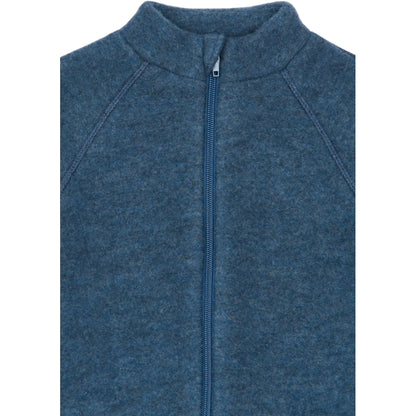 Mikk-Line Jacke aus Merinowolle, Blue Melange