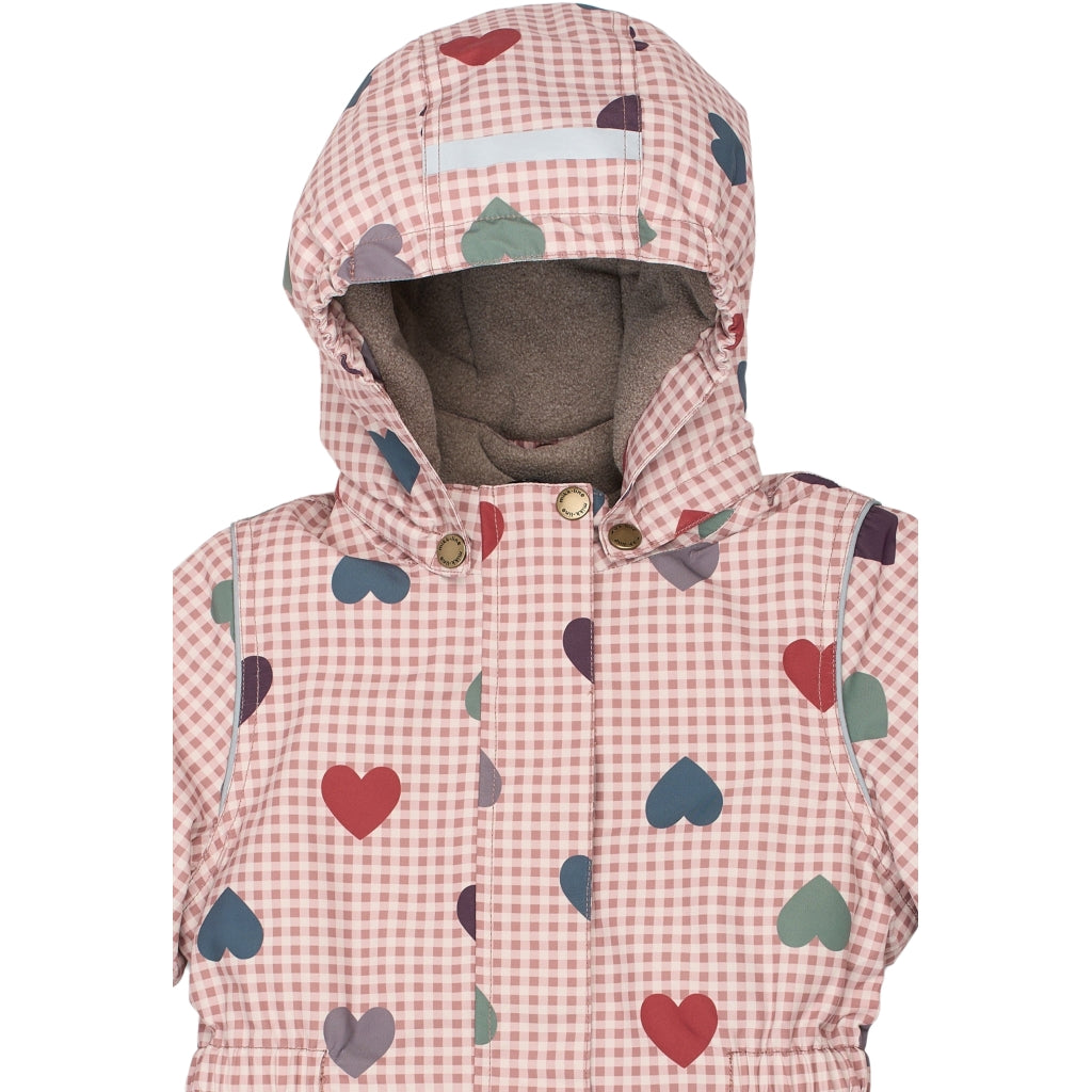 Mikk-Line Winterjacke mit Herzprint (20.000 mm Wassersäule)