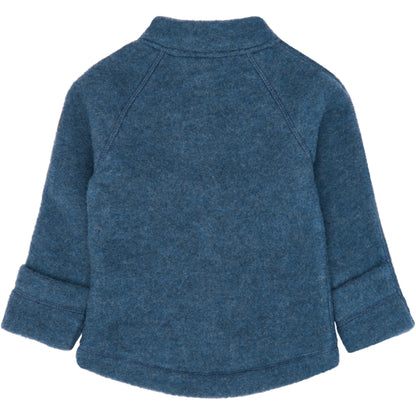 Mikk-Line Jacke aus Merinowolle, Blue Melange