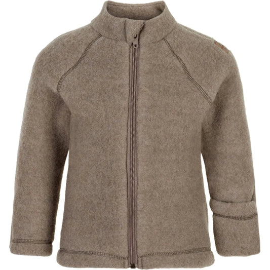 Mikk-line Jacke aus Merinowolle in Hellbraun