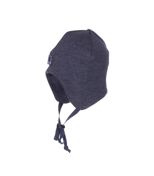 Pickapooh Mütze Radler aus Wolle/Seide in marine