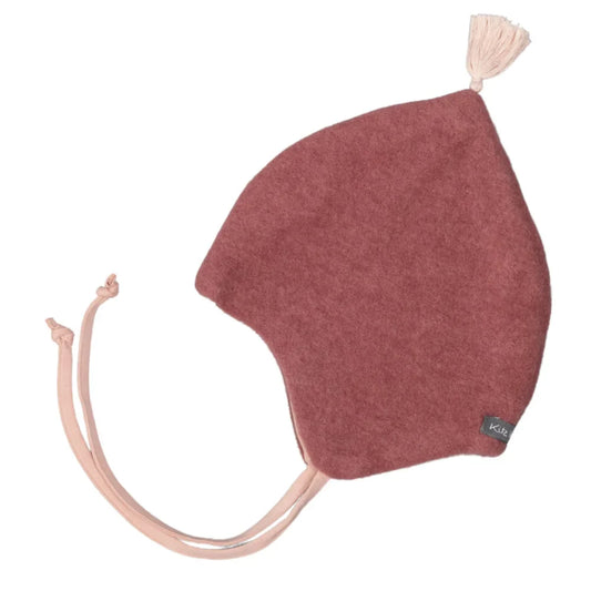 Kitz Heimat Babymütze JUN in Dusty Berry/Light Rose