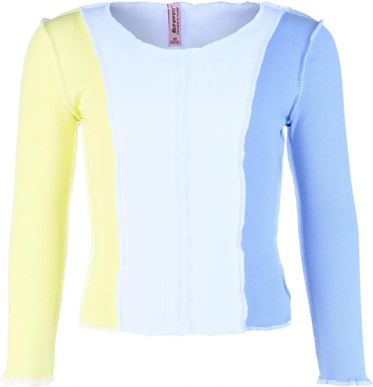 Langarmshirt Patchwork von Blue Effect