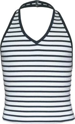 Blue Effect Neckholder Top