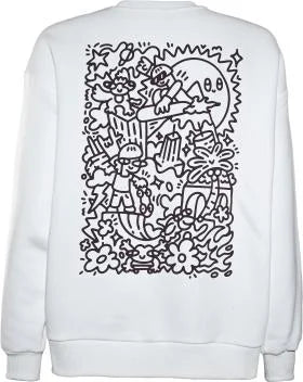 Blue Effect Sweatshirt Oversize mit Rückenprint