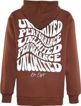 Blue Effect Hoodie mit Rückenprint