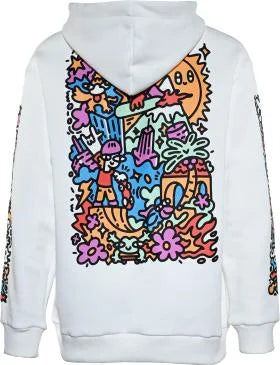 Blue Effect Hoodie Oversize mit Rückenprint